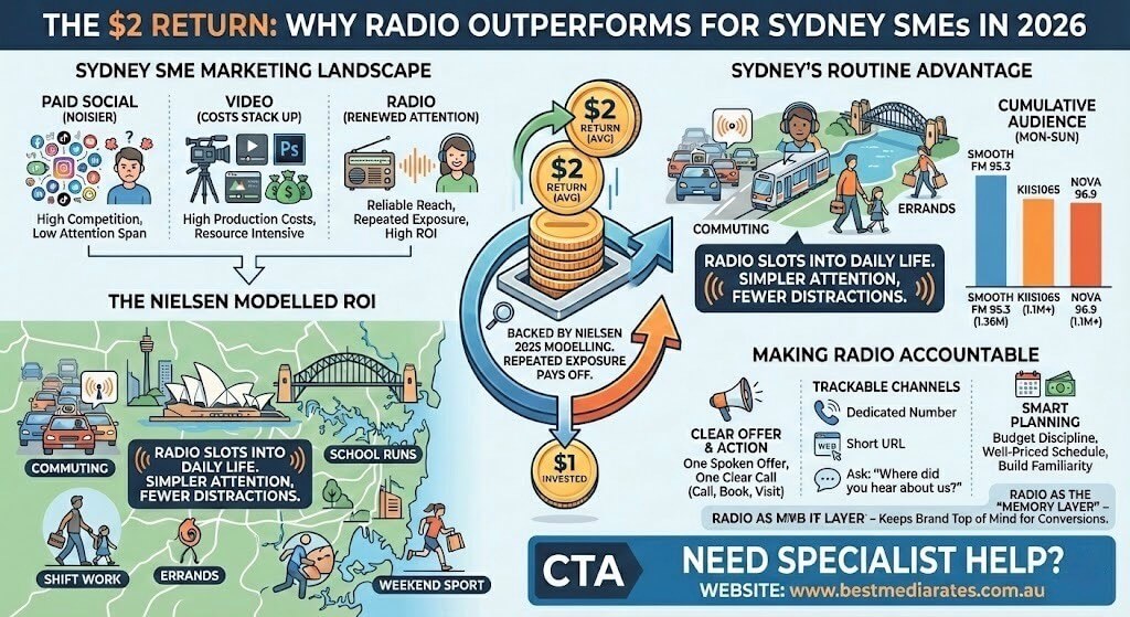 Radio advertising delivering higher ROI for Sydney SMEs in 2026